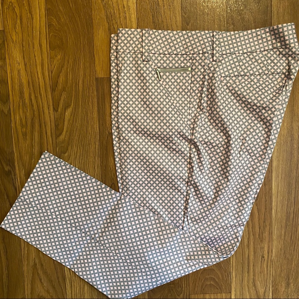 New York & Company Geometric Print Ankle Pants
